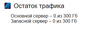 просмотр остатков на сайте